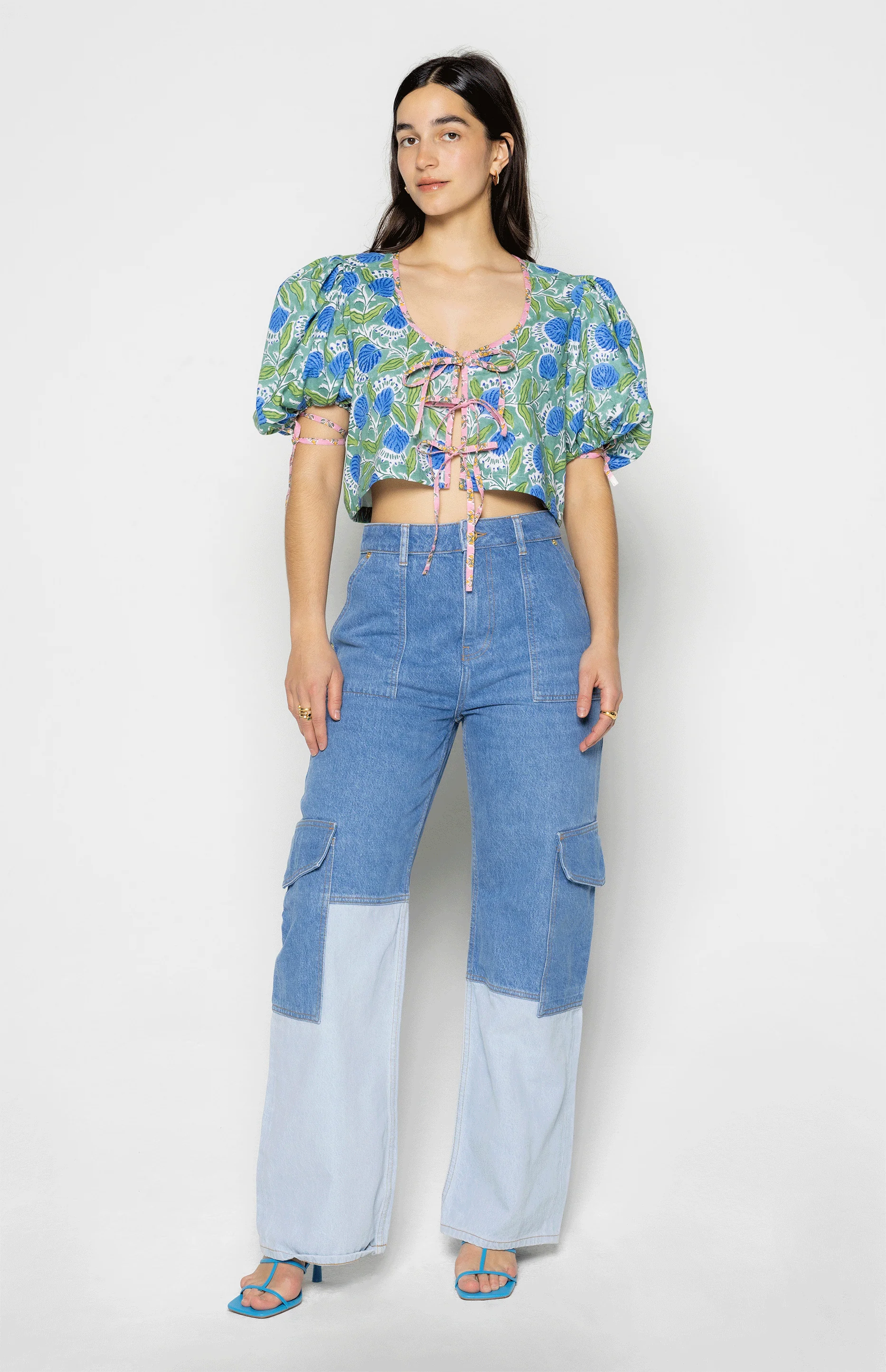 Clementine Green Top - Image 5