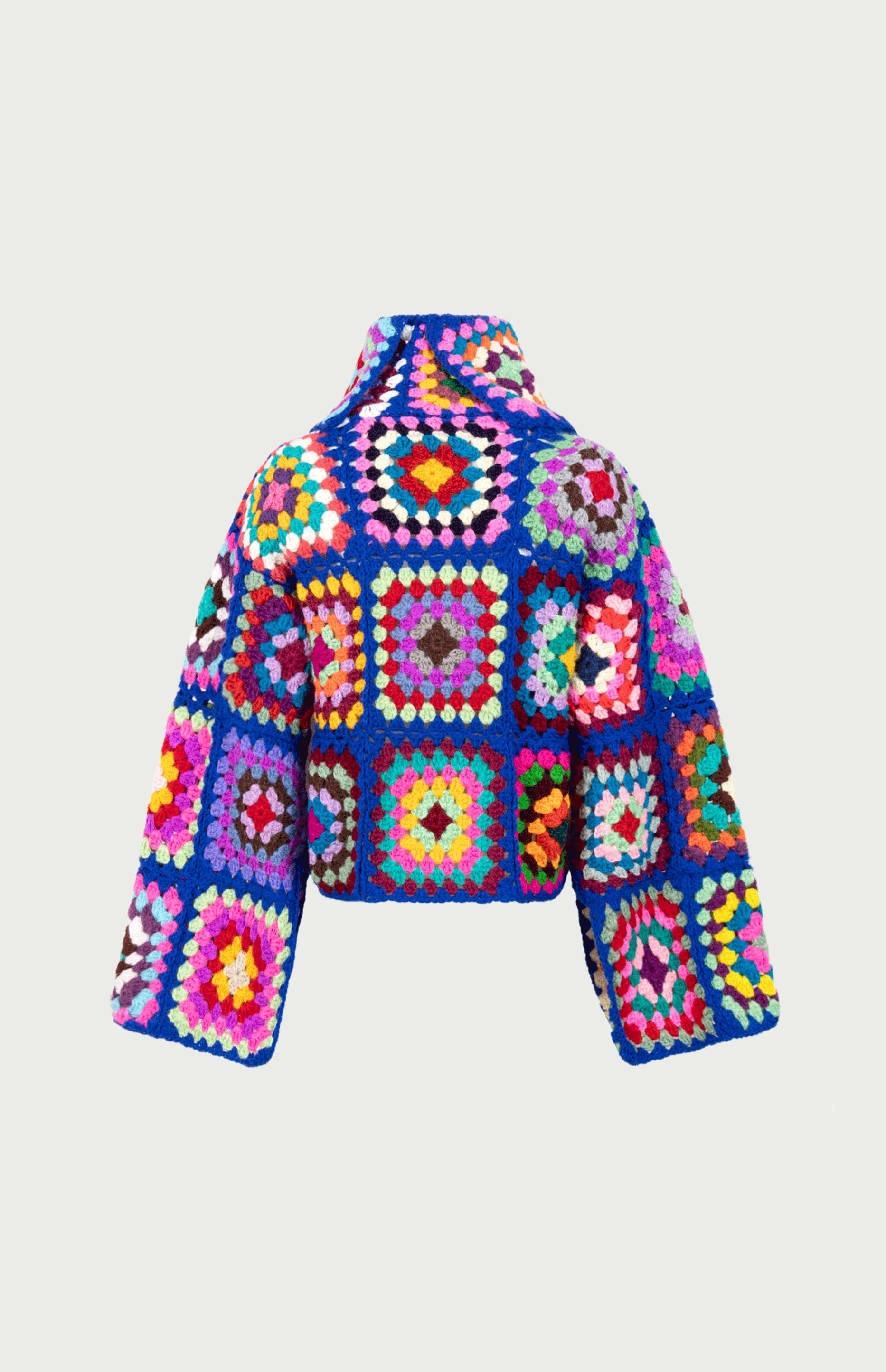 Floor Crochet Sweater Blue - Image 2