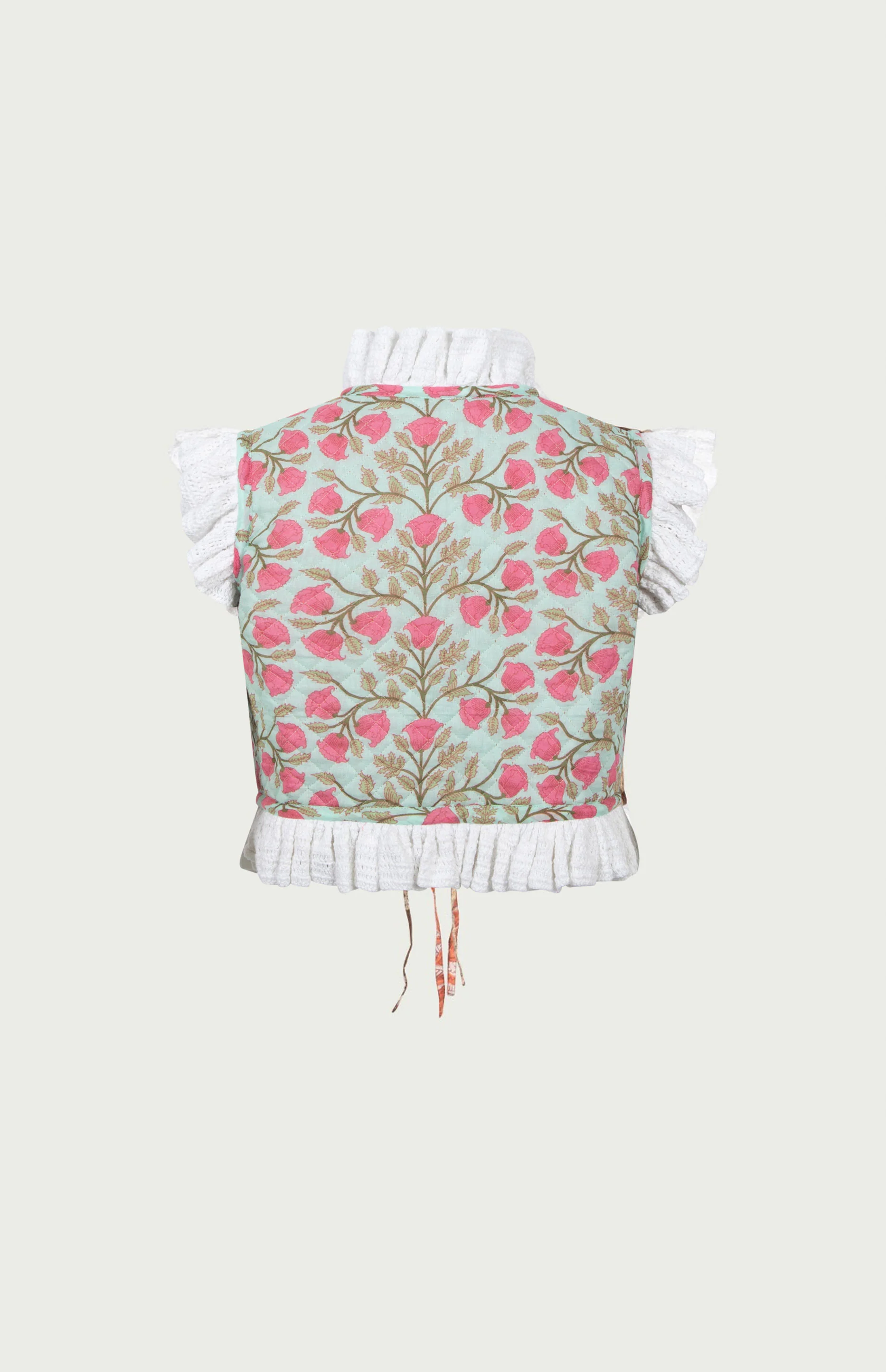 Gia Reversible Vest Orange - Image 4