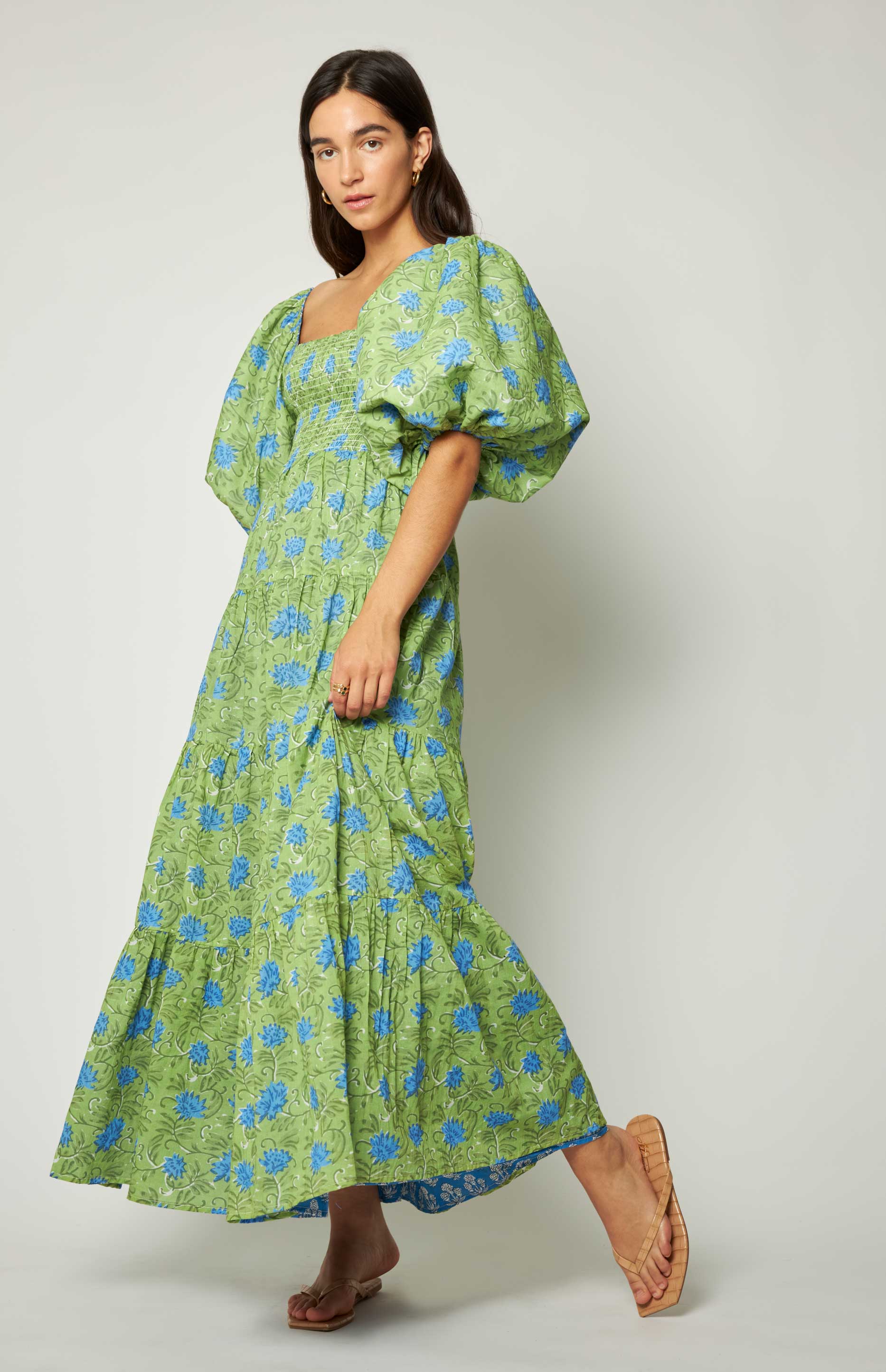 Ivory Reversible Dress Blue - Image 3