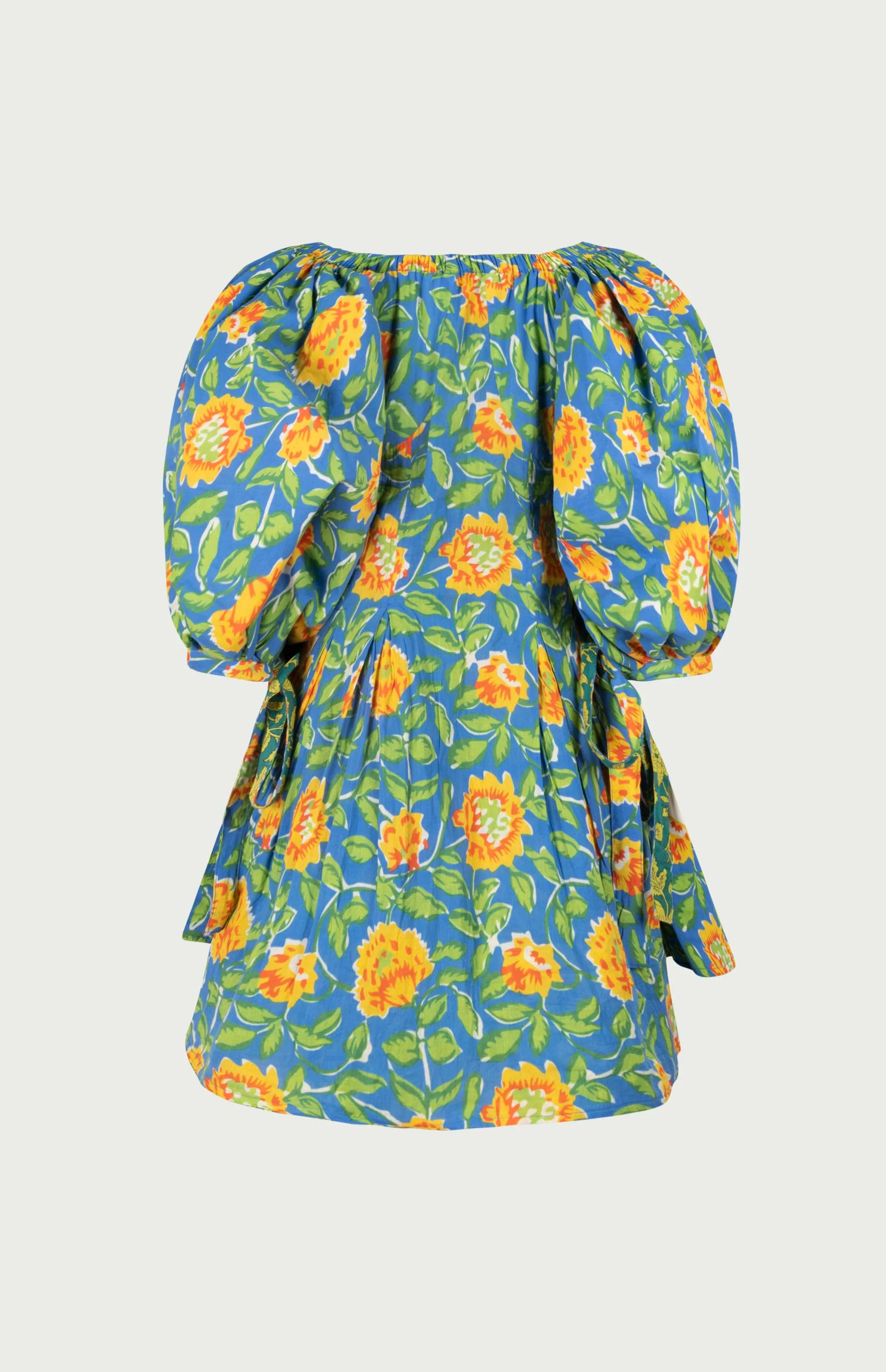 Rose Reversible Mini Dress Green - Image 7